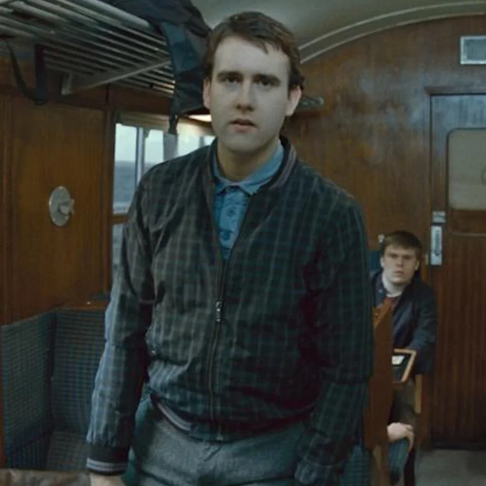 Plaid Checked Bomber Jacket ASO Neville Longbottom Harry Potter